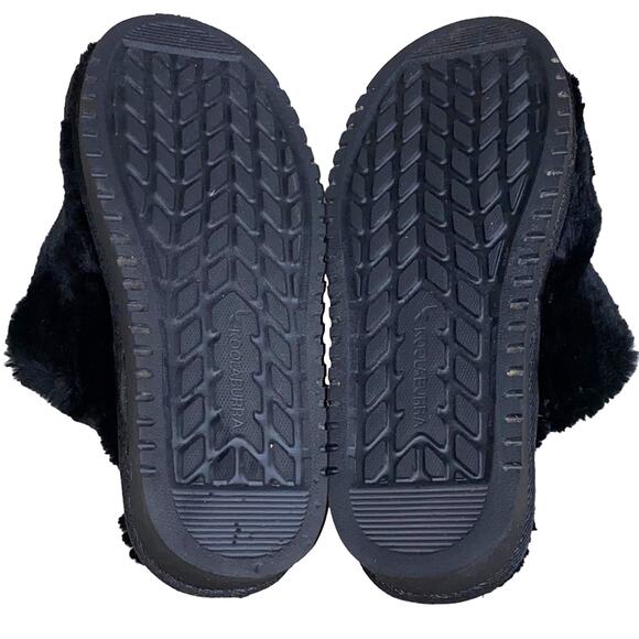 Koolaburra X UGG Women’s Sonele Black Shearling Slipper Size US 7 - Picture 8 of 9